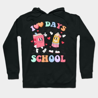 100 Days Of Loving School Teacher Boys Girls 100Th Day Hoodie